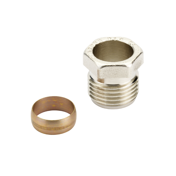 KNELFITTING INW. 1/2" X 16MM