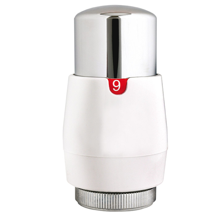 OVUS therm. regelelement  M30 x 1,5 uitvoering Wit/Chroom