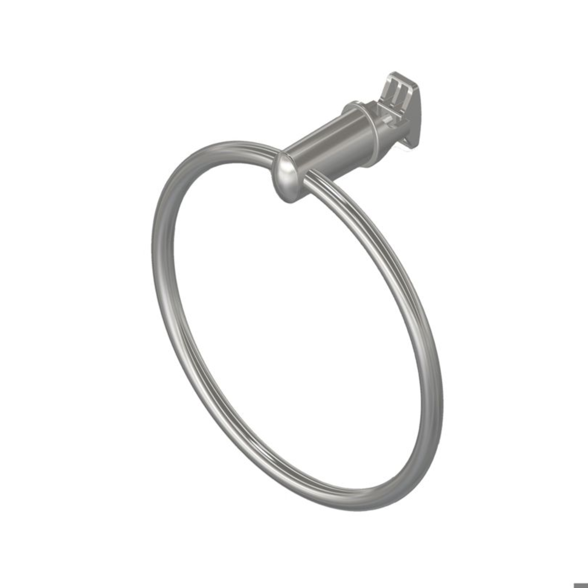 Handdoekring chroom - ronde buizen