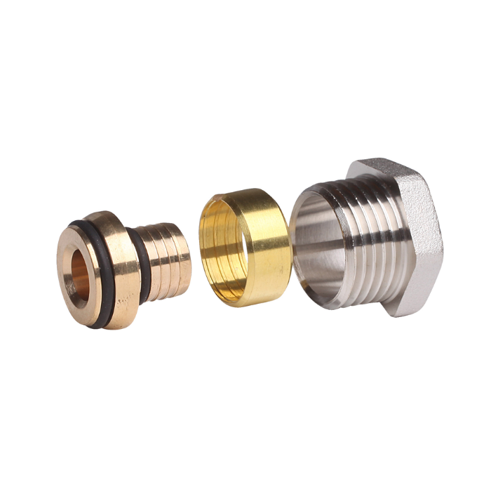 KLEMKOPPELING ALU BUIS 16 x 2 (1/2"INW.)